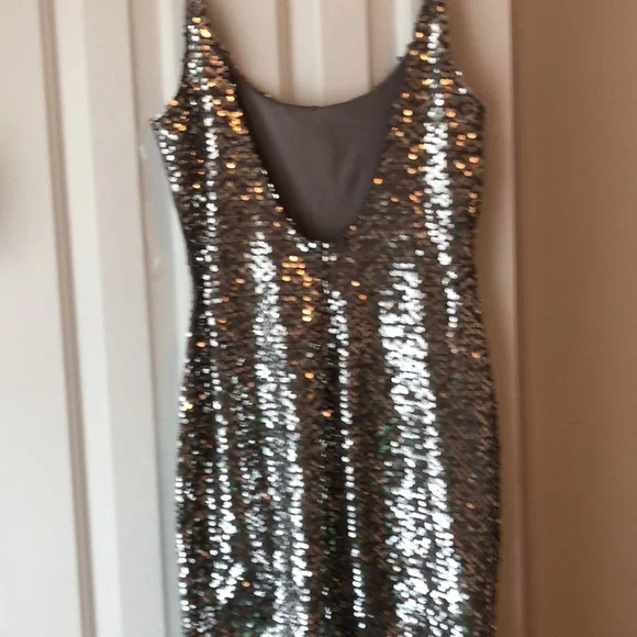 sequined mini dress S - Picture 3 of 5